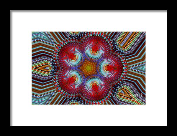 James Smullins Framed Print featuring the digital art Psychedelic Circus by James Smullins