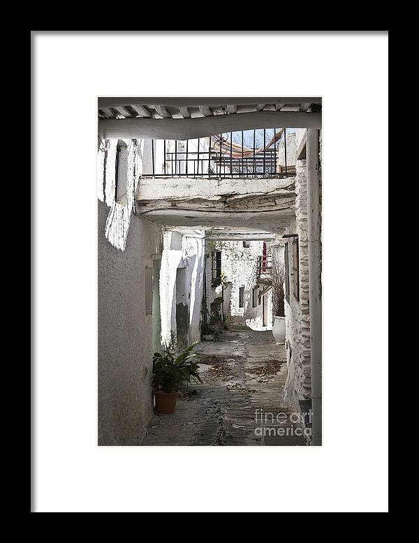 Capileira Framed Print featuring the photograph Puebla Blanca Capileira by Heiko Koehrer-Wagner
