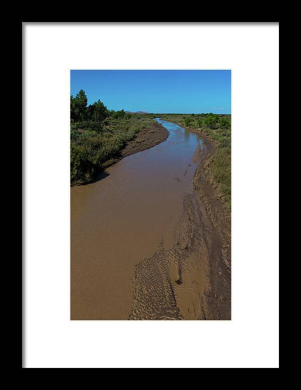 Arizona Framed Print featuring the photograph Puerco River Flows by TM Schultze