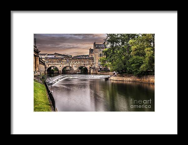Pulteney Framed Print featuring the photograph Pulteney Bridge In Bath by Sandra Cockayne ADPS