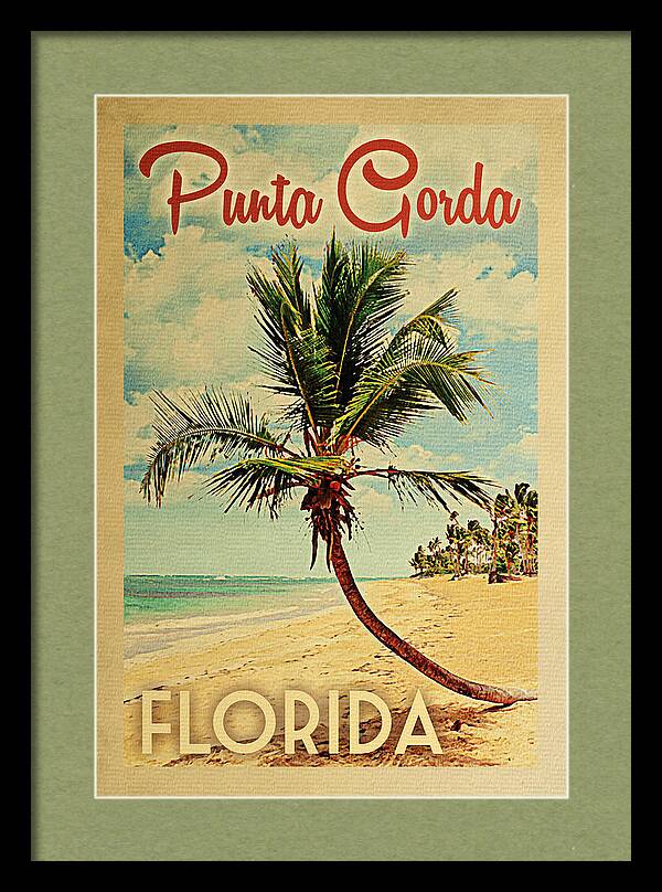 Punta Gorda Florida Palm Tree	 by Flo Karp