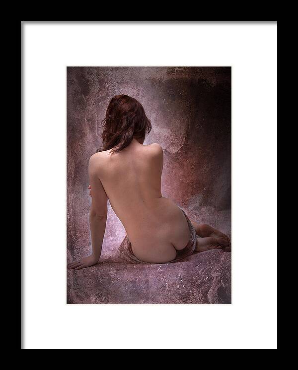 Woman Framed Print featuring the photograph Purity by Vitaly Vachrushev