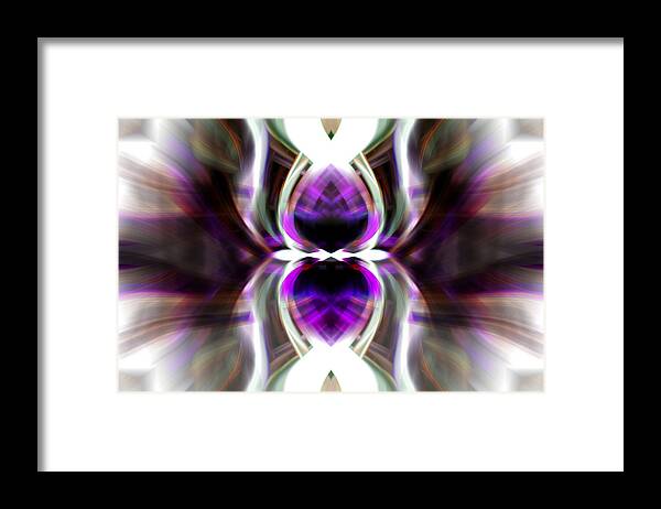 Purple Framed Print featuring the photograph Purple Butterfly by Cherie Duran