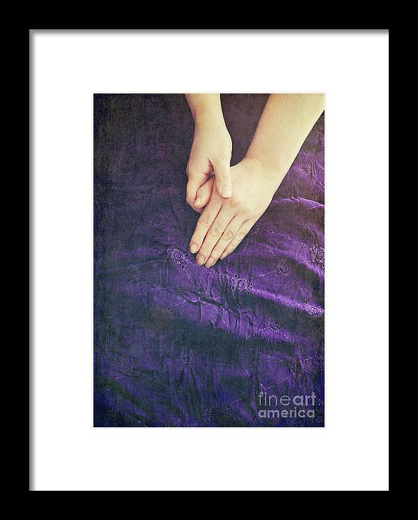 Dress Framed Print featuring the photograph Purple Dress by Lyn Randle