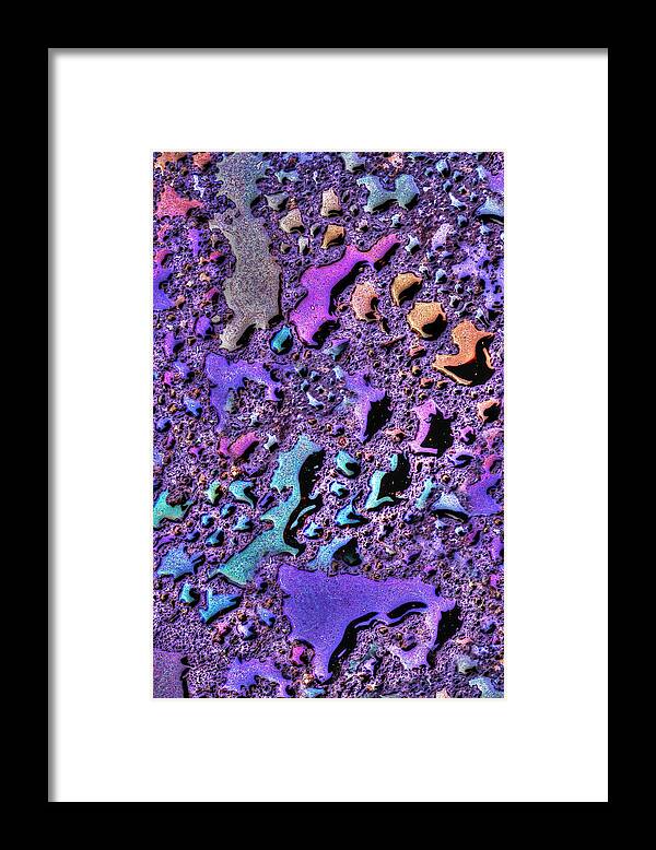 Purple Rain Framed Print featuring the photograph Purple Rain by Paul Wear