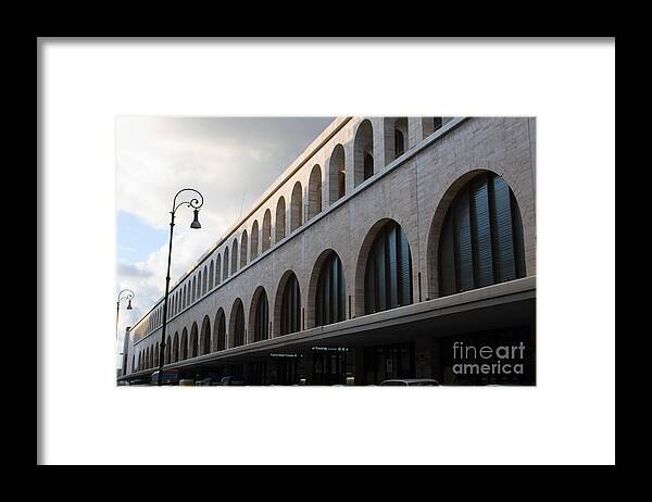 Angiolo Framed Print featuring the photograph Pursuing of arches by Fabrizio Ruggeri