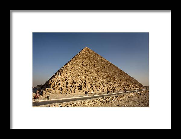 Pyramid Of Cheops Framed Print featuring the photograph Pyramid of Cheops by Aivar Mikko