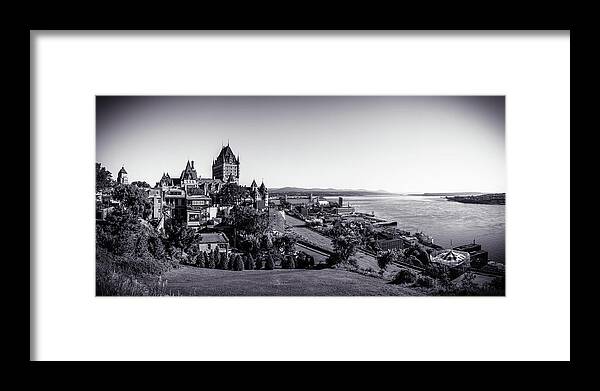 19th Century Framed Print featuring the photograph Quebec City by Chris Bordeleau