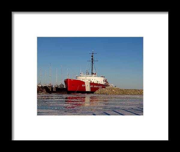 Coast Guard Framed Print featuring the photograph Queen of the Great Lakes by Keith Stokes