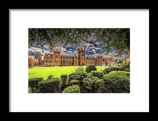 Dublin Framed Print featuring the photograph Queens University by Bill Howard
