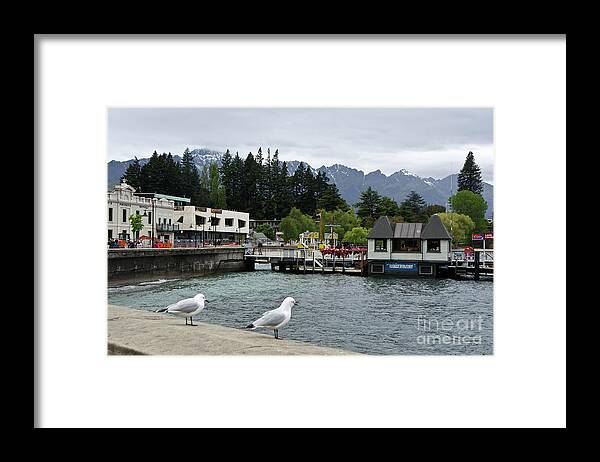 Queenstown Framed Print featuring the photograph Queenstown, New Zealand by Yurix Sardinelly