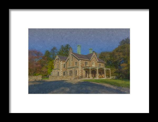 Queset House Framed Print featuring the painting Queset House by Bill McEntee