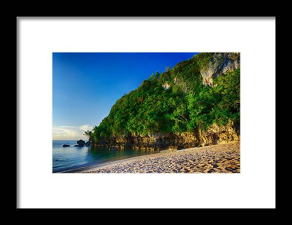 Pristine Framed Print featuring the photograph Quiet Cove by Amanda Jones
