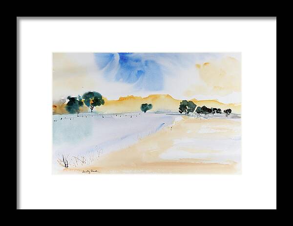 Afternoon Framed Print featuring the painting Summertime by Dorothy Darden