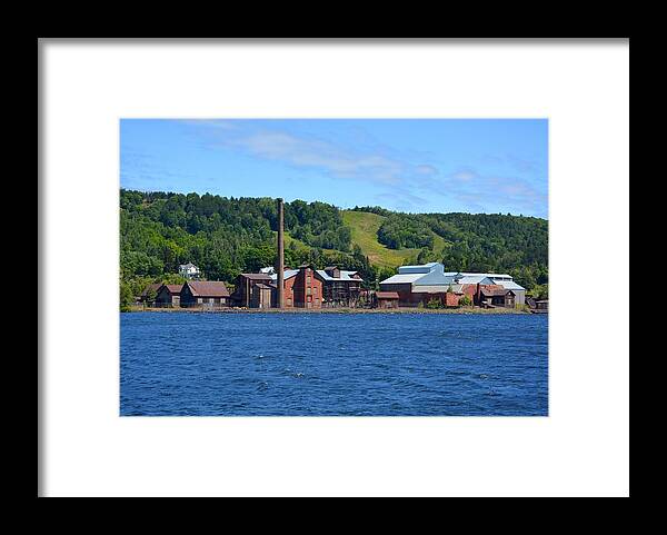 Keweenaw Framed Print featuring the photograph Quincy Smelting Works by Keith Stokes
