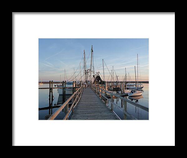 Twilight Framed Print featuring the photograph Quite Tide by Joel Deutsch