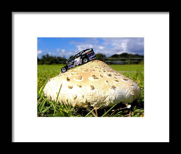 Photograph Framed Print featuring the photograph Race Car 000 by Christopher Mercer