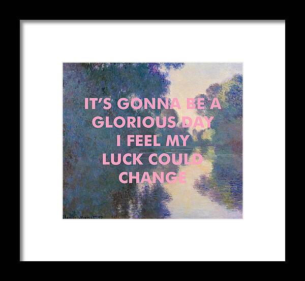 Art & Collectibles Framed Print featuring the digital art Radiohead Lyrics Art Print by Georgia Clare