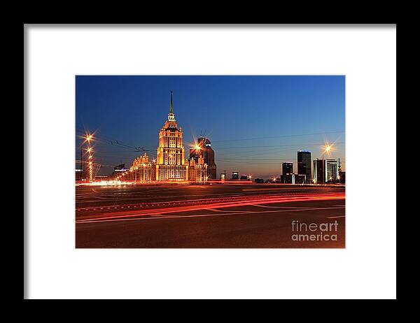 Architecture Framed Print featuring the photograph Radisson by Iryna Liveoak