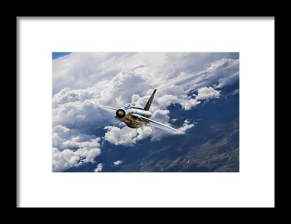 Aviation Framed Print featuring the digital art RAF 11 Sqn Binbrook by Peter Chilelli
