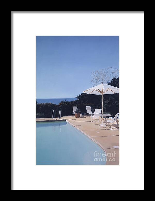Pool Framed Print featuring the painting Rah 2973686 by Alessandro Raho