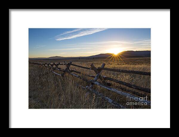 Eastern Idaho Framed Print featuring the photograph Railroad Ranch by Idaho Scenic Images Linda Lantzy