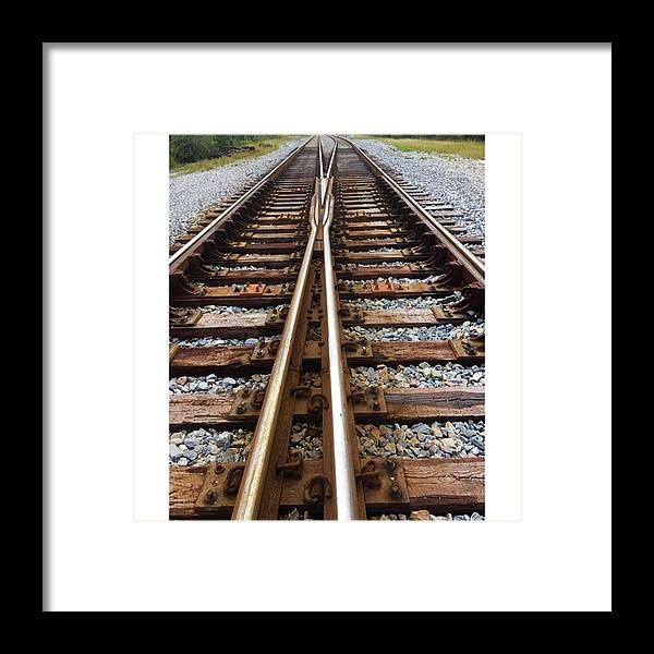 Miamiphotographer Framed Print featuring the photograph Railway #juansilvaphotos #photography by Juan Silva