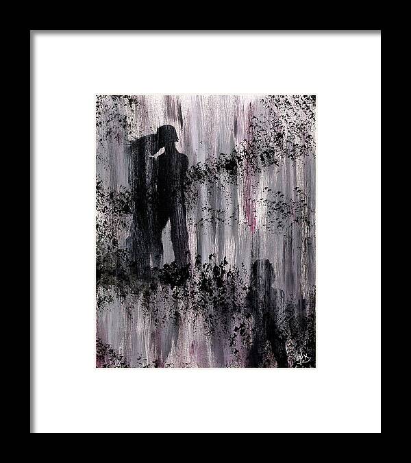 Rain Framed Print featuring the painting Rain Swept by Franklin Kielar