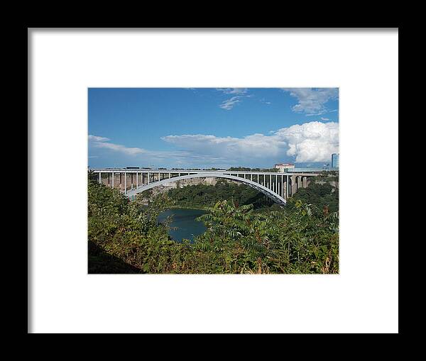 Rainbow Framed Print featuring the photograph Rainbow Bridge 1 by Nina Kindred