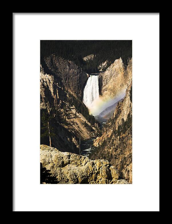 Falls Framed Print featuring the photograph Rainbow Falls 2 by Chad Davis