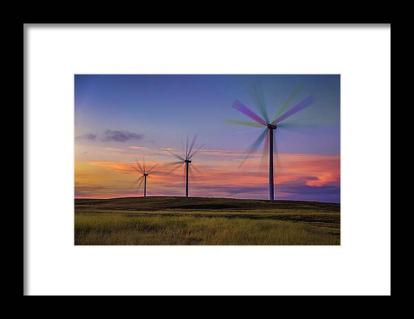 Anti-aging Framed Print featuring the photograph Rainbow Fans by Don Hoekwater Photography