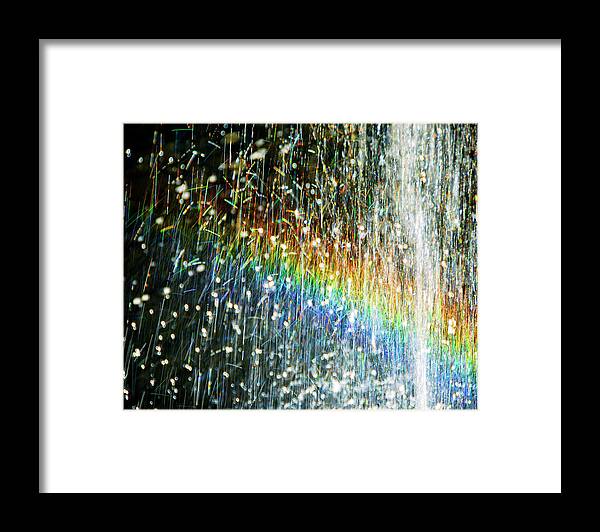 Fountain Framed Print featuring the photograph Rainbow Fountain by Frances Miller