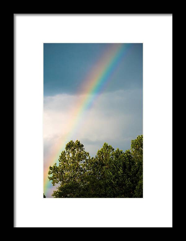 Rainbow Framed Print featuring the photograph Rainbow by Holden The Moment