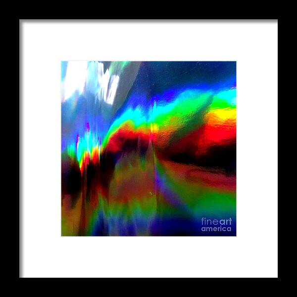 Rainbow Framed Print featuring the photograph Rainbow Surprise by Karen Jane Jones