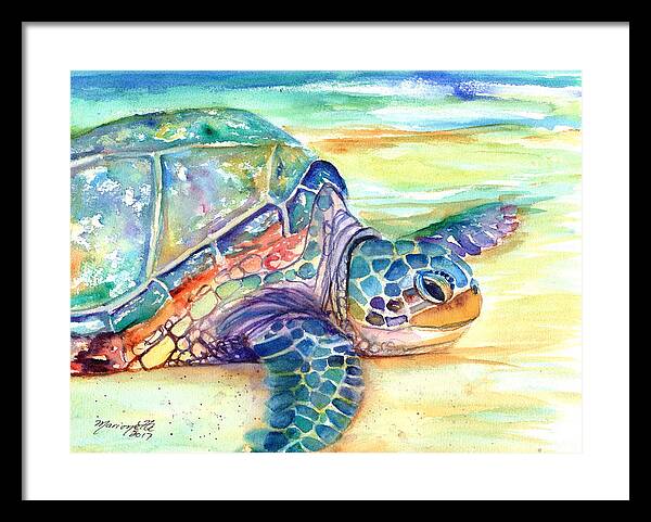 Rainbow Sea Turtle 2 by Marionette Taboniar