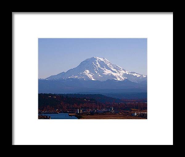 Mount Rainier Framed Print featuring the photograph Rainier 3 by Sean Griffin