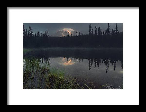 Mt. Rainier Framed Print featuring the photograph Rainier's Mood by Gene Garnace