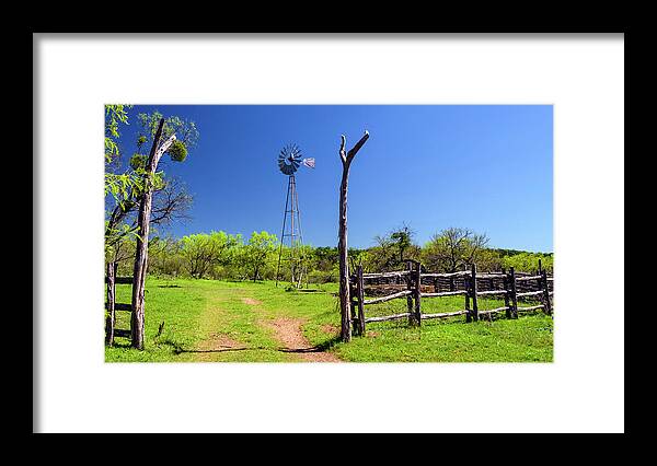Click Gap Framed Print featuring the photograph Ranch at Click Gap II by Greg Reed