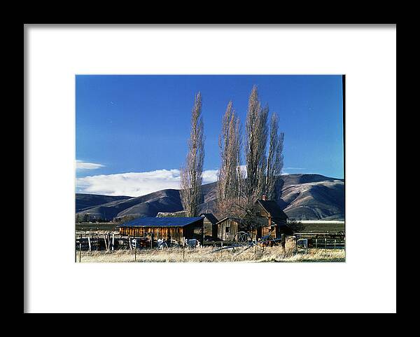 Terrebonne Framed Print featuring the pyrography Ranch at Terrebonne by Bob Groshart