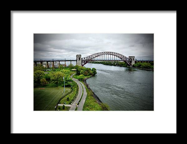 Randall's Island Framed Print featuring the photograph Randall's Island to Hellgate by Cate Franklyn