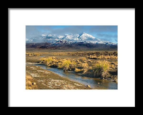 Rangipo Framed Print featuring the photograph Rangipo Desert by Nicholas Blackwell