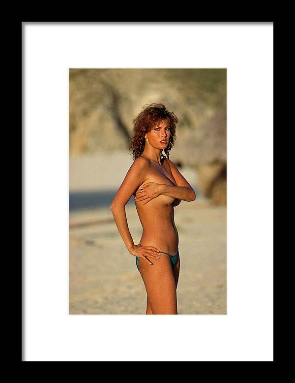 Raquel Welch Framed Print featuring the photograph Raquel Welch by Movie Poster Prints