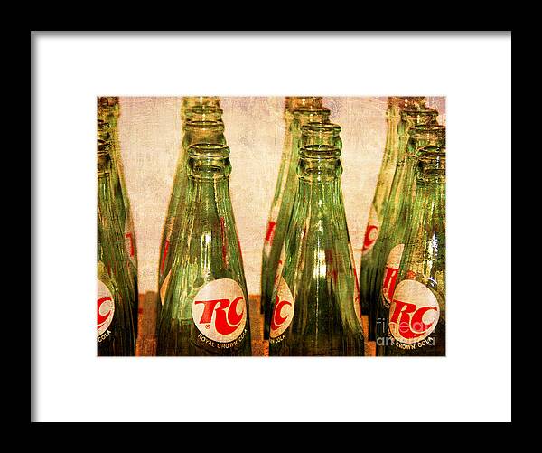 Rc Cola Framed Print featuring the photograph RC Cola by Jeanne Woods