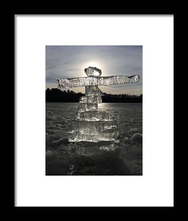 Ice Framed Print featuring the photograph Reach Out by Lori Knisely