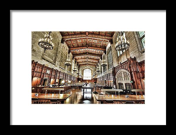 Reading Room Framed Print featuring the photograph Reading Room by Pat Cook