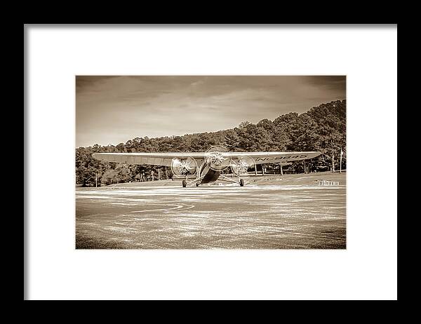 Ford Framed Print featuring the photograph Ready for Takeoff by Tom and Pat Cory