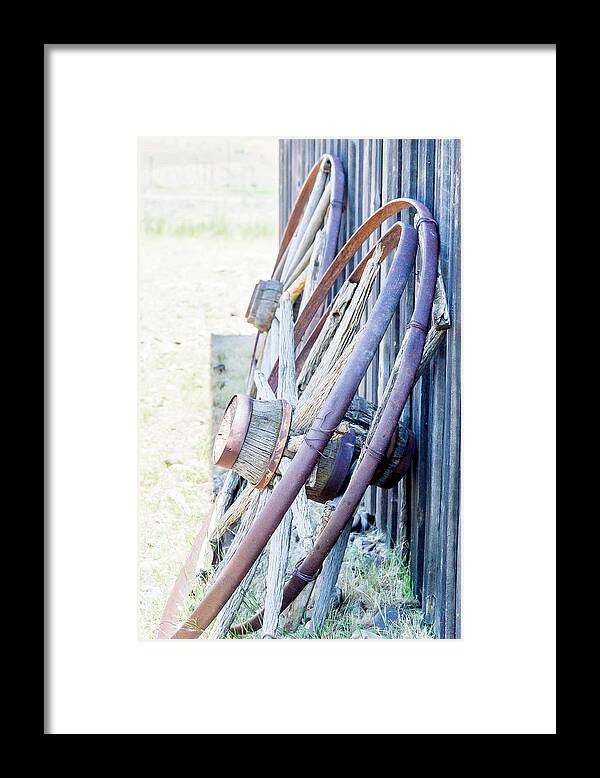 Wagon Framed Print featuring the photograph Ready for use by Kathleen Maconachy