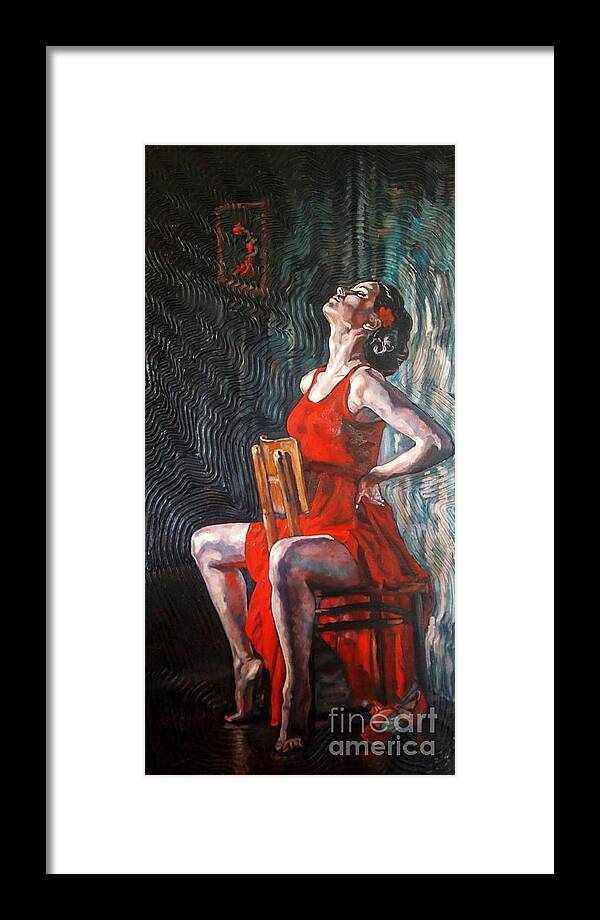 Flamenco Framed Print featuring the painting Ready the Dance Within by Janet McDonald