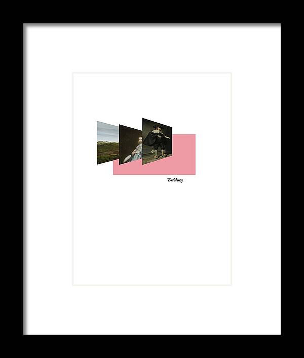 Postmodernism Framed Print featuring the digital art Recent 2 by David Bridburg
