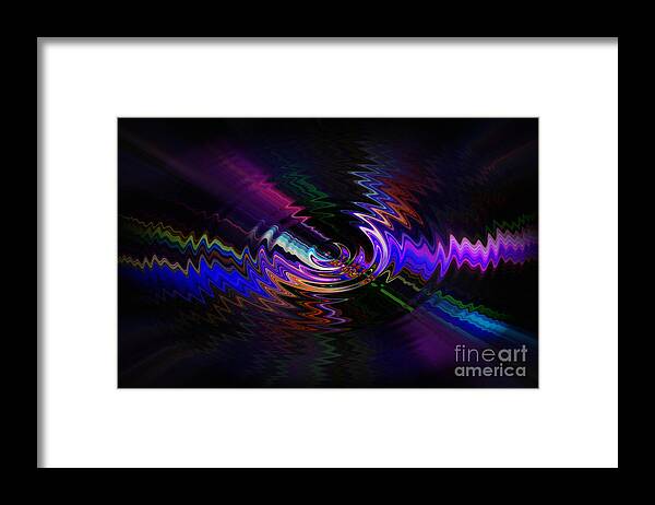 Purple Framed Print featuring the photograph Record Deal by Geraldine DeBoer